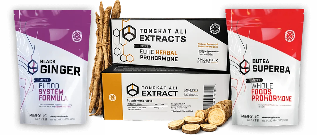 The Male Performance Superior Pack — Black Ginger, Tongkat Ali and Butea Superba together